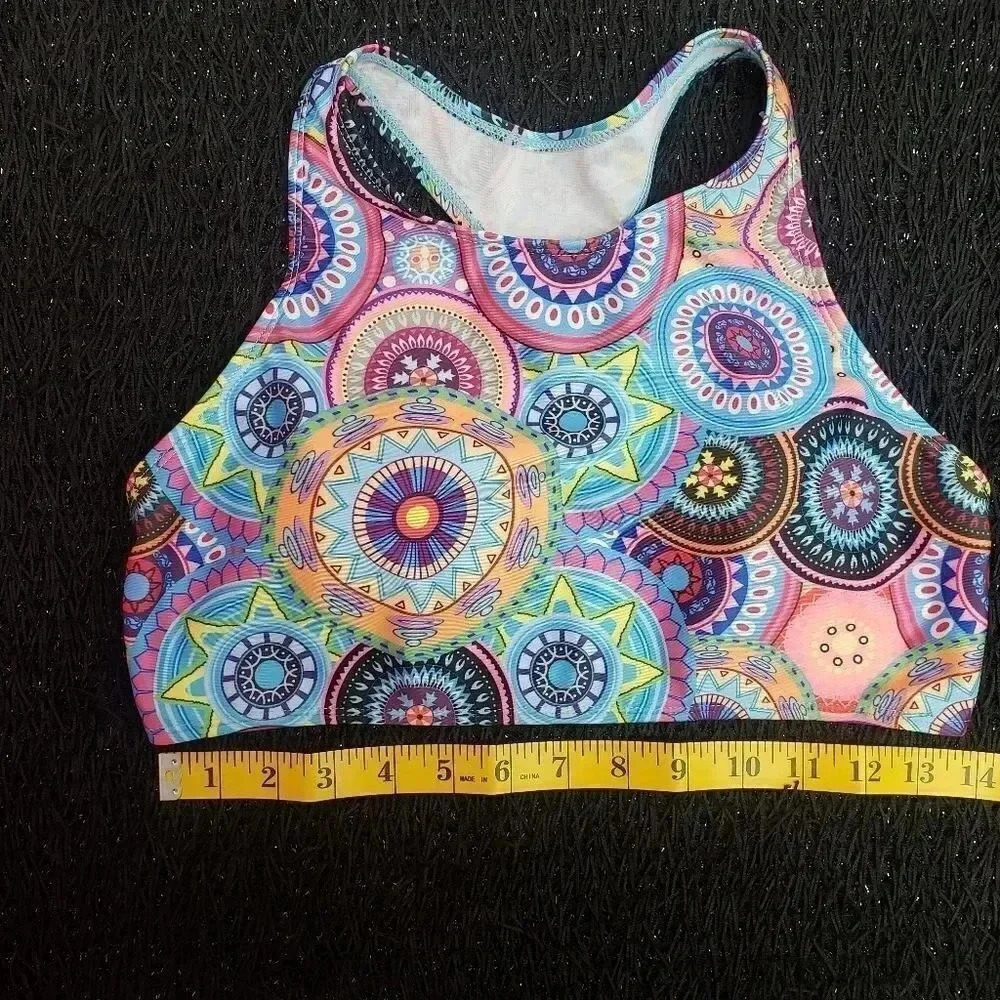 Kaleidoscope Pattern 2-Piece Bikini - Picture 3 of 8